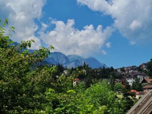 Mountain houses of Sinaia Romania