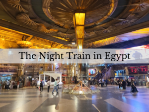 The Hangry Backpacker's tale and tips from the Night Train in Egypt from Cairo to Aswan