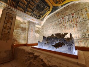 Burial Chamber of Tomb KV9 at Valley of the Kings Egypt