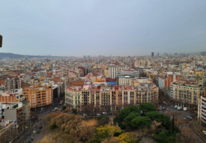 Octagonal City Blocks in Eixample Barcelona